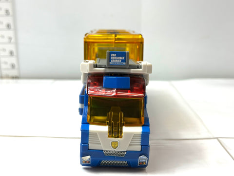 TAKARA TOMY Tomica Hyper Blue Police Container Carrier Truck