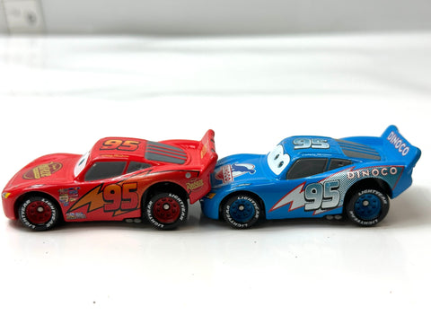 Tomica Cars Lightning McQueen Rust-eze & Dinoco Diecast Set of 2 JAPAN