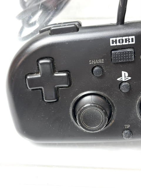 HORI Mini Wired Controller for PS4 Black PS4-099 Compact Size USB used