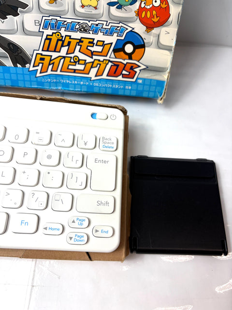 Pokemon Typing Adventure DS Wireless Keyboard Only Bluetooth Nintendo Japan Black