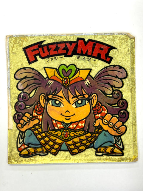 Lotte Bikkuriman Sticker Vol.19 Head Fuzzy M.R. Fuzzy Mister Vintage JAPAN