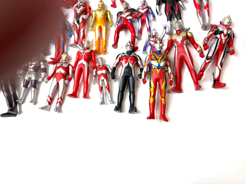 Bandai Ultraman Soft Vinyl Figure Lot Large Bundle Set Japan Tokusatsu Rare