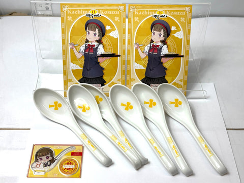 Love Live Hasunosora x Hachiban Ramen Kosuzu Kachimachi Acrylic Stand Goods Set