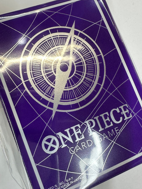 One Piece Card Game Limited Card Sleeves Standard Purple Silver 70pcs