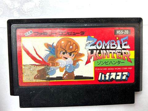 Zombie Hunter Famicom Nintendo NES Japan Import Action RPG Hi-Score