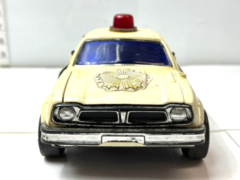 Yonezawa Toys Honda Civic Police Car Mini Car 20cm Opening Doors & Rear Hatch