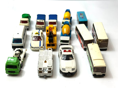 Tomica Diecast Mini Car Lot Work Vehicles Bus Police & More JAPAN
