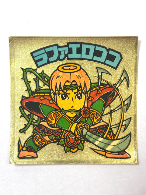 Bikkuriman Sticker Akuma VS Tenshi Raphael Rococo (C) Lotte JAPAN