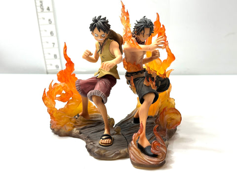Banpresto ONE PIECE DXF BROTHERHOOD Luffy & Ace Figure Set