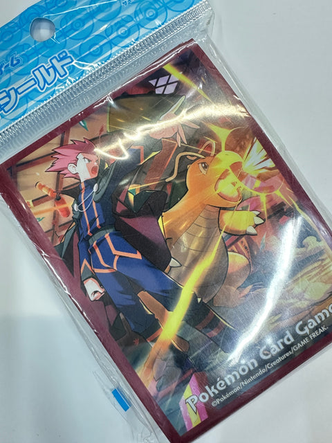 Pokemon Card Game Deck Shield Dragonite Hyper Beam Sleeves 64pcs 66x92mm Pokemon Center Official
