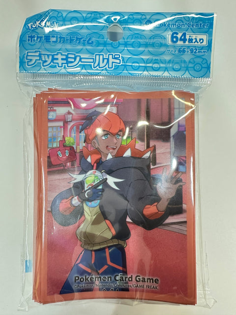 Pokemon Card Game Deck Shield Pokemon Trainers Off Shot Raihan Sleeves 64pcs 66x92mm Pokemon Center Official