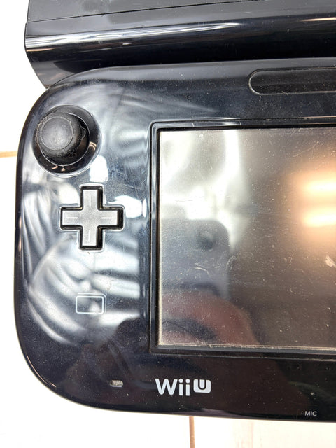 Nintendo Wii U Console System 32GB Black Premium Set WUP-101 GamePad Only Works NTSC-JNTSC-J