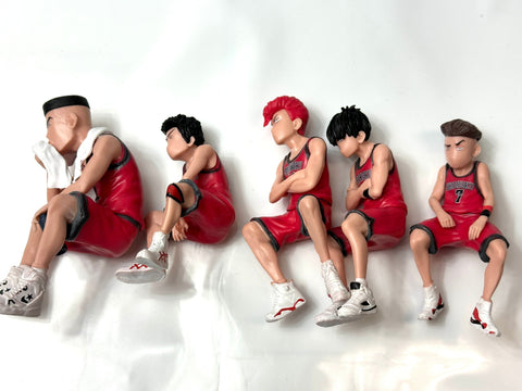 Slam Dunk Shohoku Basketball Club Figure Set Sakuragi Rukawa Miyagi Mitsui Akagi