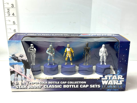 Pepsi Star Wars Bottle Cap Figurines Lot of 3 Collection 1998