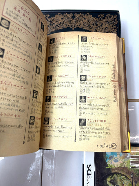 Ni no Kuni Shikkoku no Madoushi Dominion of the Dark Djinn DS Japan Magic Master Book
