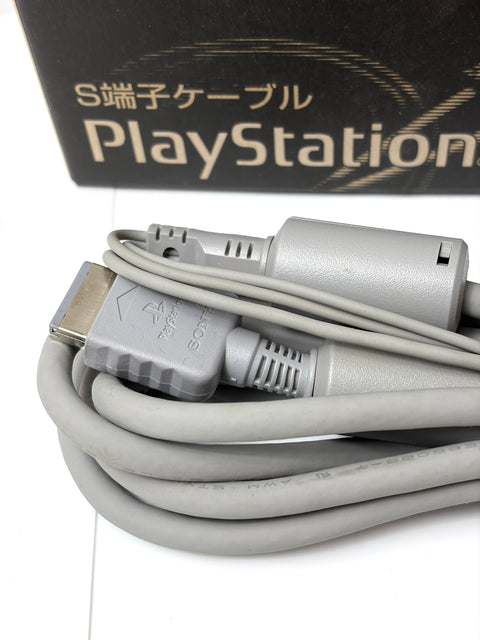 Sony PlayStation S-Video Cable SCPH-1100 Official PS1 PS2 PS3 Boxed OEM Japan