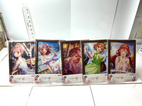The Quintessential Quintuplets Ichiban Kuji Summer Memories Frame Stand G Se