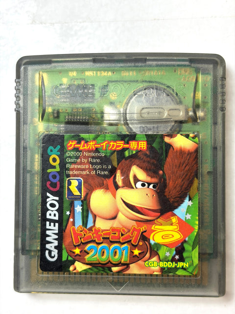 Donkey Kong 2001 Country Game Boy Color GBC Nintendo Japan Platformer