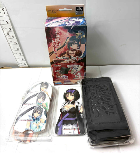 Shining Blade Accessory Set PSP Sega Japan Pouch UMD Case Decoration Sticker