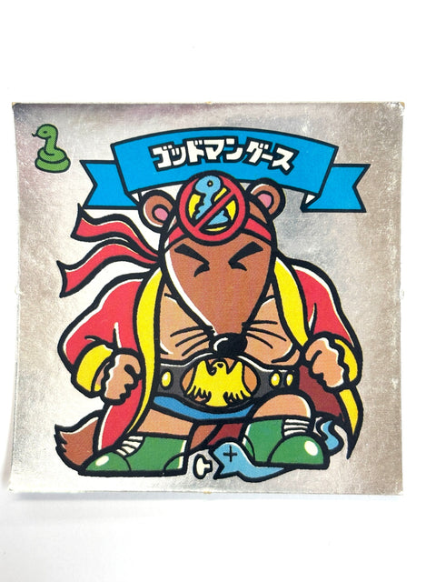 Lotte Bikkuriman Akuma VS Tenshi Sticker God Mongoose JAPAN