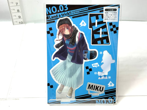 Quintessential Quintuplets Land a trick!! Acrylic Stand Miku Nakano