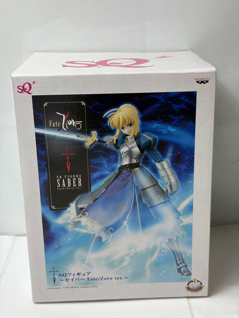 NEW Fate/Zero SQ Figure SABER Banpresto Prize Artoria Pendragon Unopened