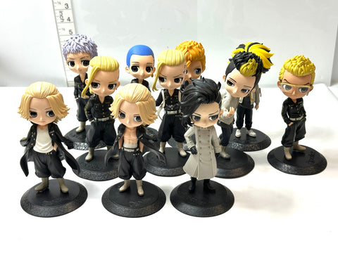 Banpresto Tokyo Revengers Qposket Figure Lot As-Is Manjiro Sano & Others JAPAN