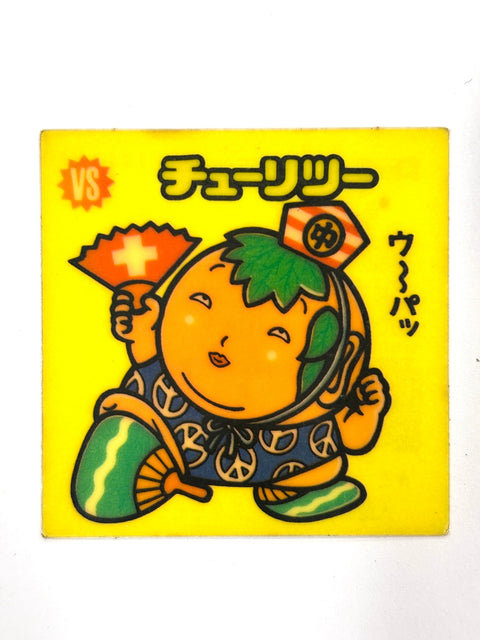 Lotte Bikkuriman Akuma VS Tenshi Sticker Chuuritsu JAPAN