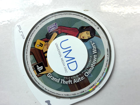 Grand Theft Auto Chinatown Wars GTA PSP Sony Japan UMD Action Adventure Rockstar
