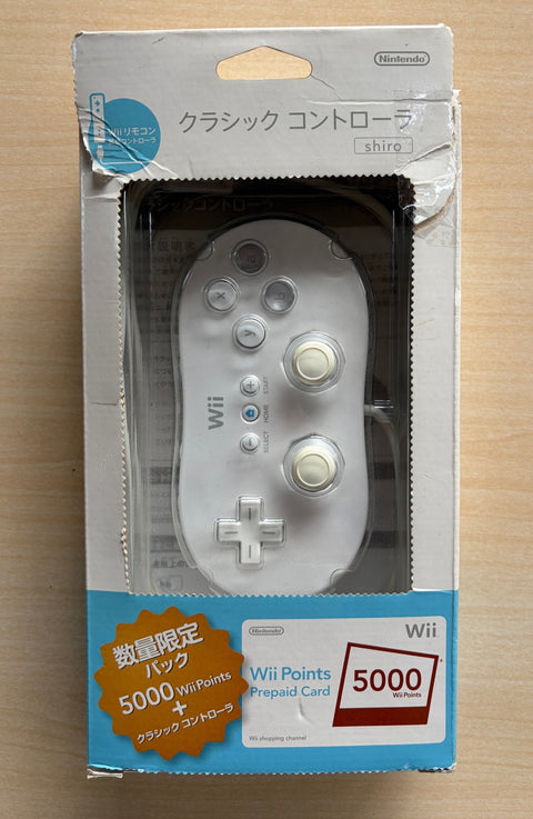 Wii ポイント プリペイドカード 5000 + クラシックコントローラ