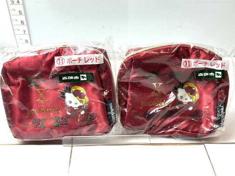 Sanrio Atari Kuji yoshikitty x YOSHIKI Hello Kitty Collaboration Pouch