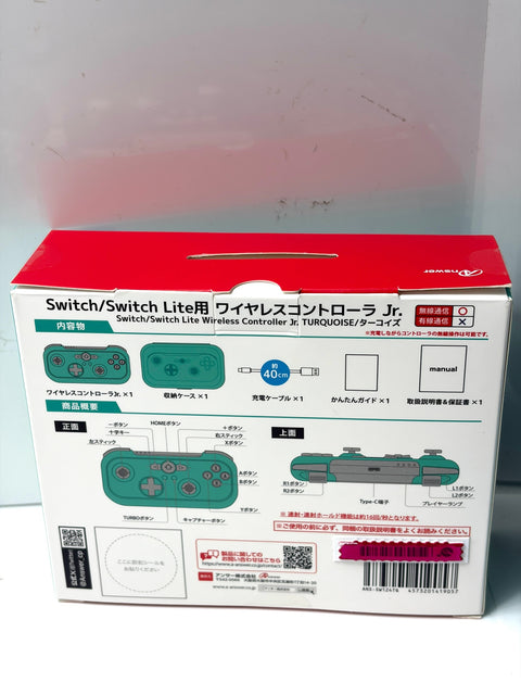 Answer Wireless Controller Jr. for Nintendo Switch Green Case Included Tested