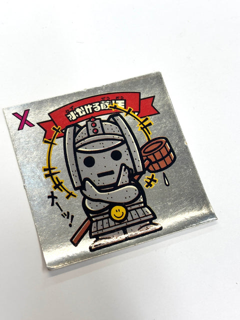 Lotte Bikkuriman Akuma VS Tenshi Sticker Mizukakeru Zou King JAPAN