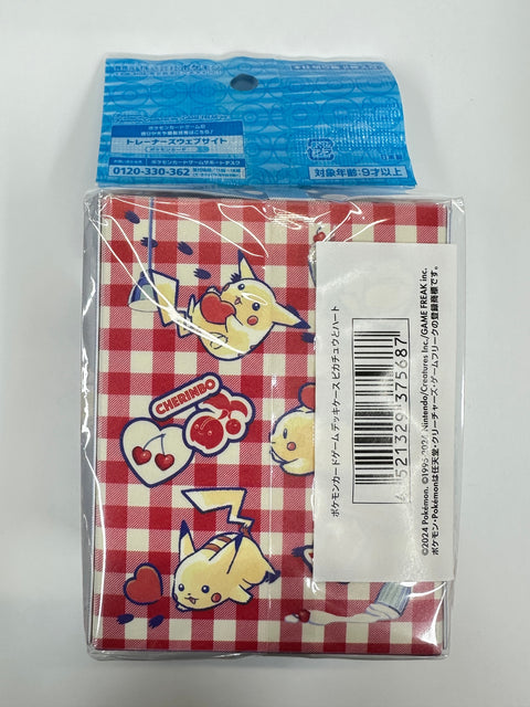 Pokemon Card Game Deck Case Pikachu & Heart Cherinbo Pokemon Center Official