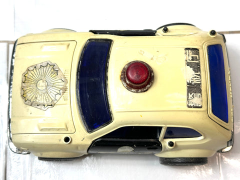 Yonezawa Toys Honda Civic Police Car Mini Car 20cm Opening Doors & Rear Hatch
