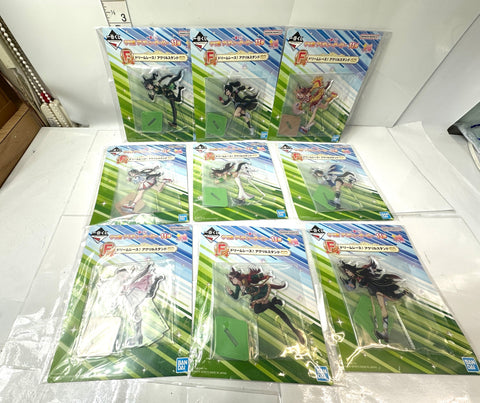 BANDAI Ichiban Kuji Uma Musume Vol.11 F Prize Acrylic Stand Complete Set of 9