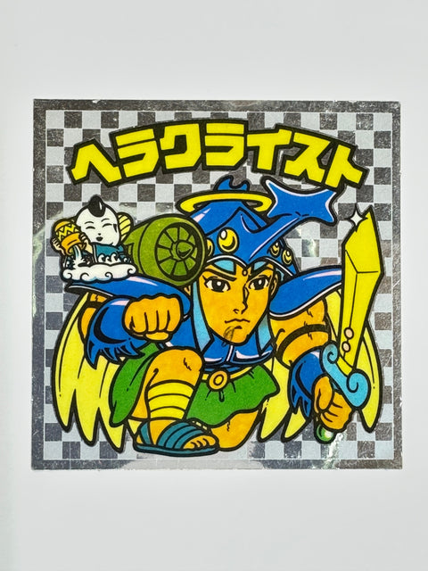 Bikkuriman Seal Akuma vs Tenshi Heraclist Vintage Sticker Japan