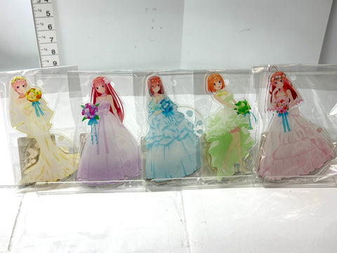 Quintessential Quintuplets Wedding Acrylic Stand Set of 5 complete