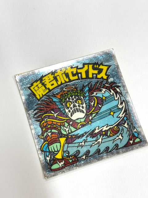 Bikkuriman Sticker Akuma VS Tenshi Makun Poseidos (A) Lotte JAPAN