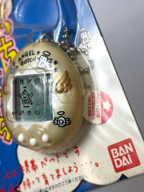 Tenshi no Tamagotchi Angelgotch White 1997 w/ Backer Card Bandai