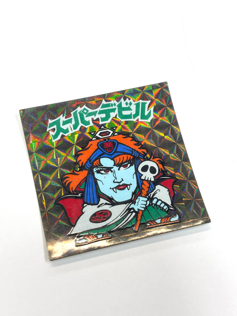 Bikkuriman Sticker Akuma VS Tenshi Super Devil (A) Lotte JAPAN