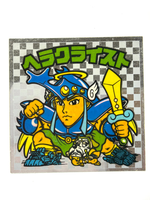 Lotte Bikkuriman Sticker Devil VS Angel Herakleist Vintage (E) JAPAN