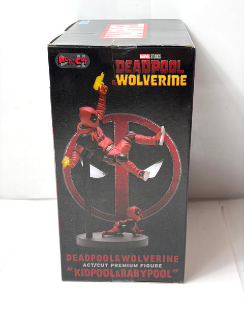 MARVEL ACT/CUT Premium Figure Deadpool & Wolverine Kidpool & Babypool SEGA