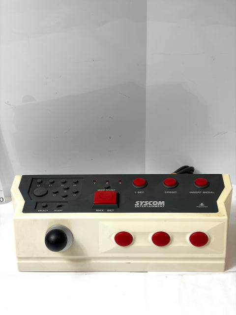 Syscom Pachislo Slot Controller for Sony PS1 PS2 Rare Japan Import Arcade Style