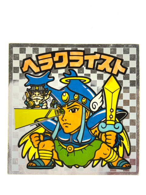 Lotte Bikkuriman Sticker Devil VS Angel Herakleist Vintage (A) JAPAN