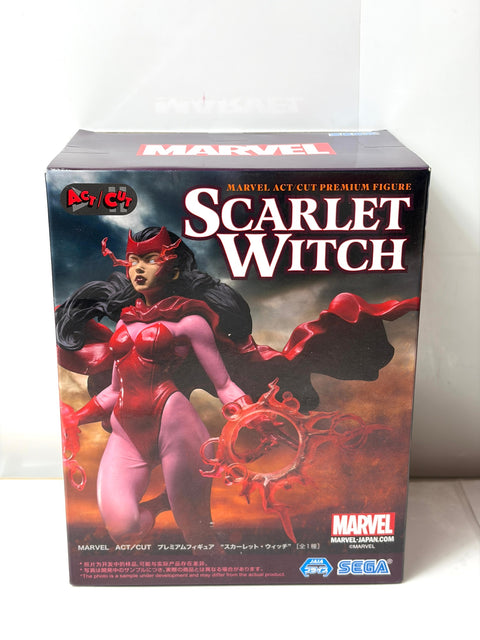 NEW MARVEL ACT/CUT Scarlet Witch Premium Figure SEGA Avengers Prize