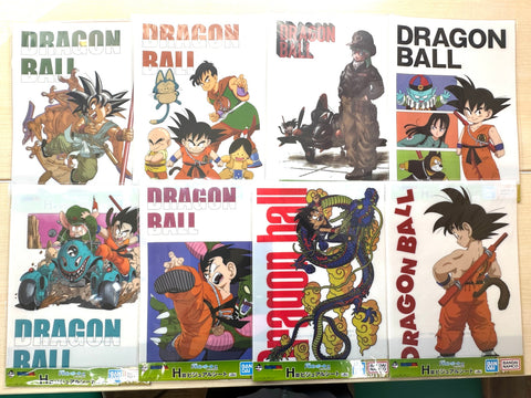 Ichiban Kuji Dragon Ball EX Temple Above the Clouds H Prize Visual Sheet 8pcs Complete Set