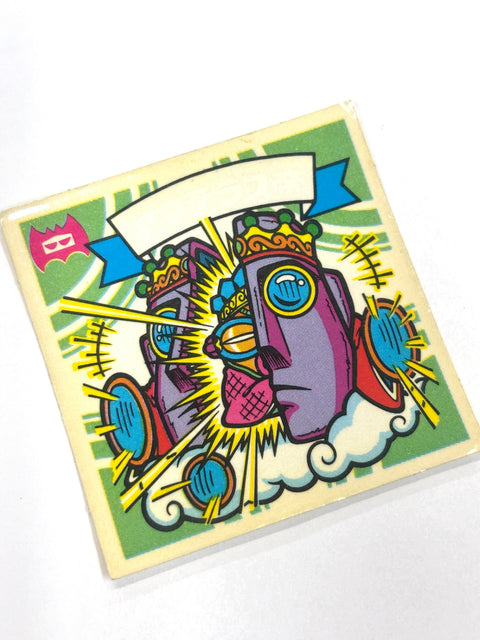 Bikkuriman Sticker Akuma VS Tenshi Amaterasu Tei Lotte JAPAN