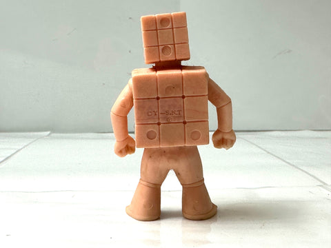 MARUKOSHI Kinnikuman Deka-Keshi Cubeman Big Rubber Eraser Figure