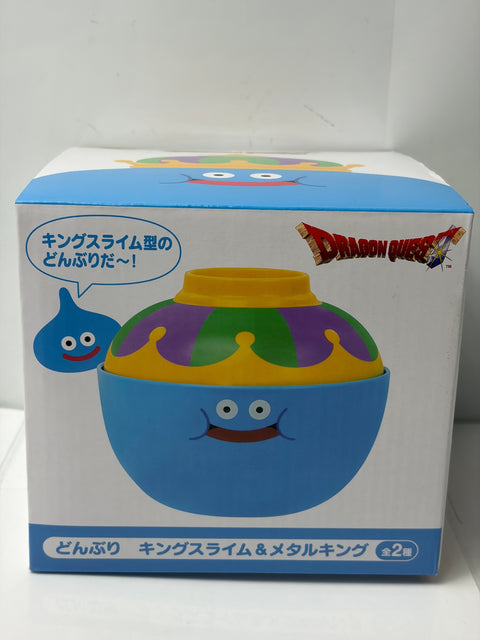 NEW Dragon Quest King Slime Bowl Donburi & Metal King SET of 2 Prize Goods